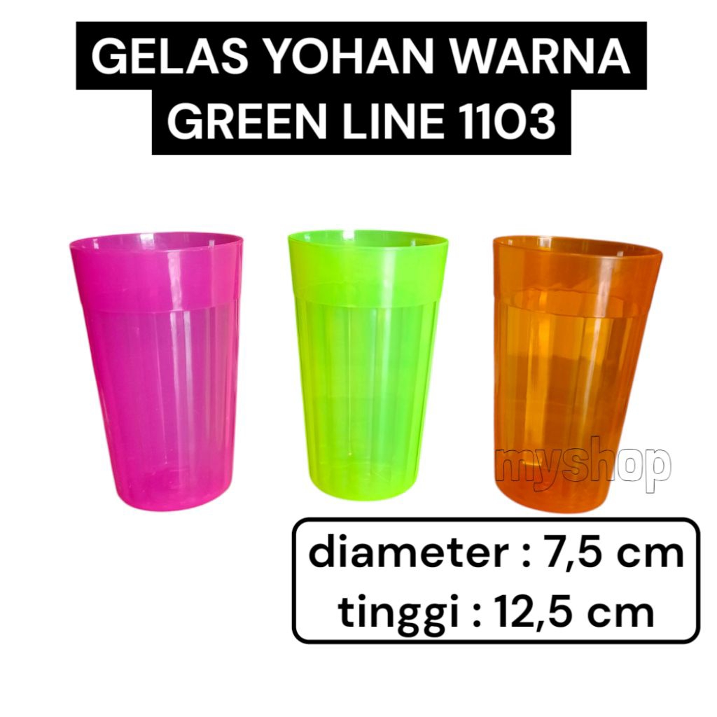 YOHAN GLASS GREEN LINE 1103