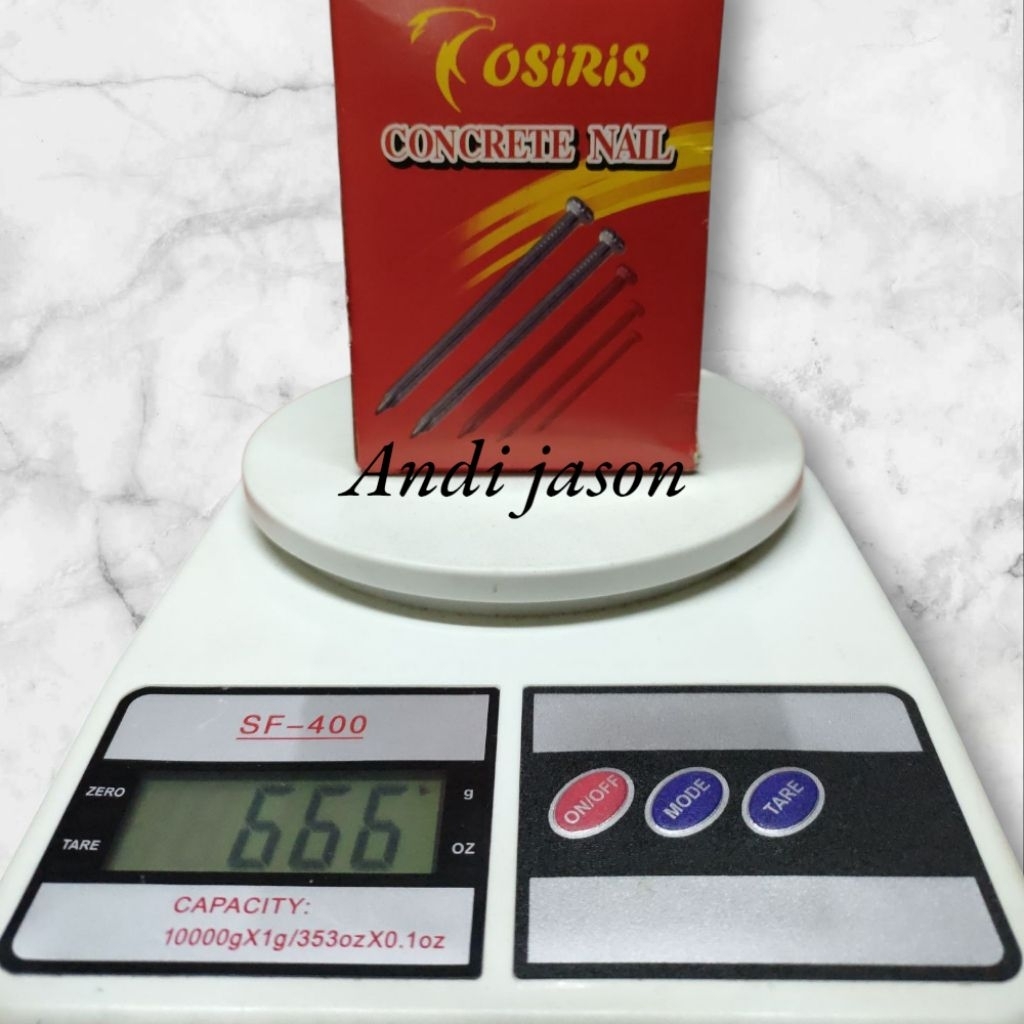 OSIRIS WALL CONCRETE NAILS 1" INCH 666GR