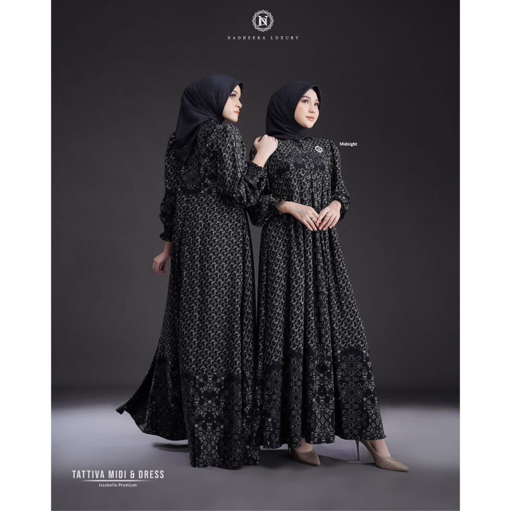 NADHEERA LUXURY - Tativa Series Dress Isabella Premium ||