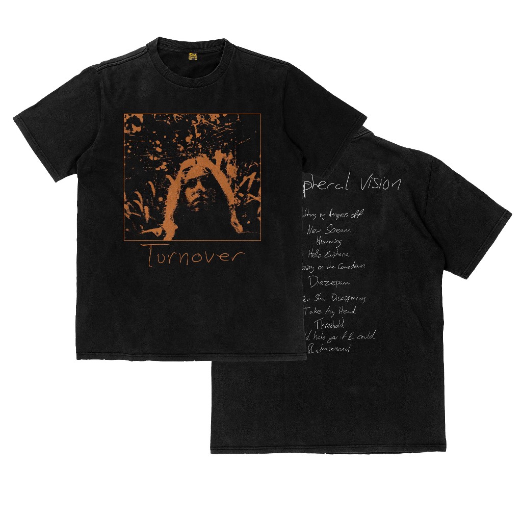 KATUN Turnover Peripheral Vision Band Modern Indie Rock Flexinc เสื้อยืดผ้าฝ้ายหนา 16s Heavyweight เสื้อยืด