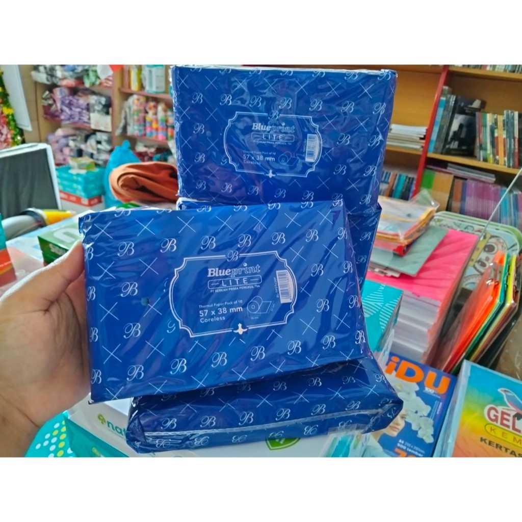 กระดาษใบเสร็จแคชเชียร์ 57x38 มม. / กระดาษความร้อน 57x38 1 แพ็ค (เนื้อหา 10 ม้วน)