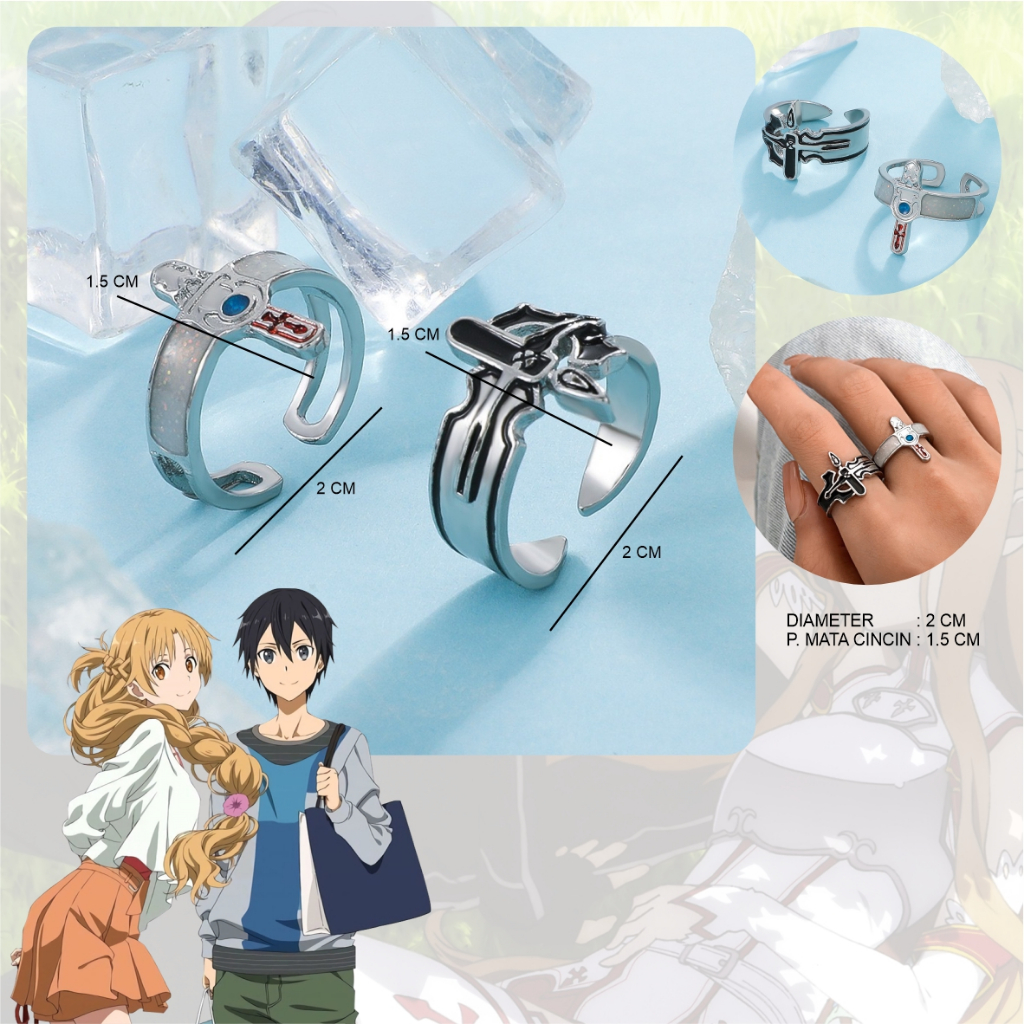 แหวนคู่ Asuna & Kirito Sword Art Online SAO