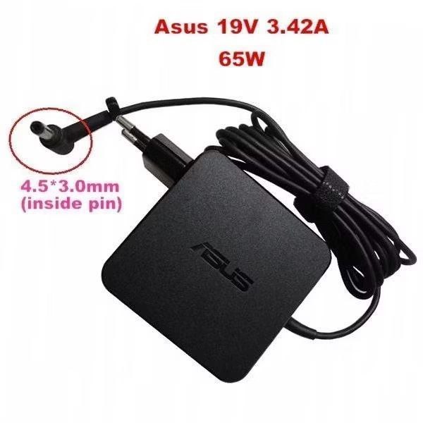 Cad* Asus 19V 3.42A อะแดปเตอร์ชาร์จแล็ปท็อป 4.5 X 3.0 mm 65W p2540 P1440 ORIGINAL