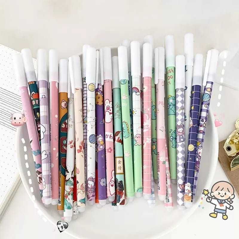 CUTE ERASED CHARACTER PEN / ERASABLE INK PEN