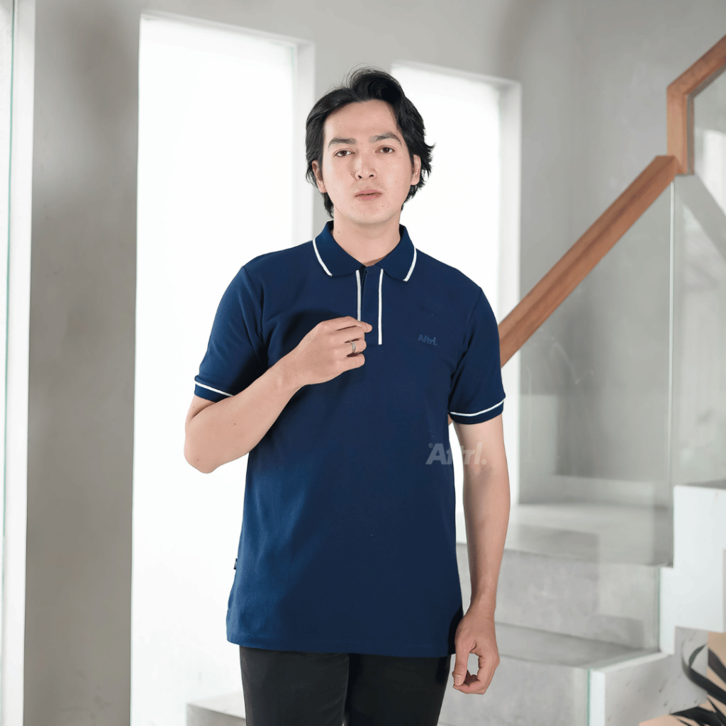 เสื้อโปโล Cavera - สีกรมท่า