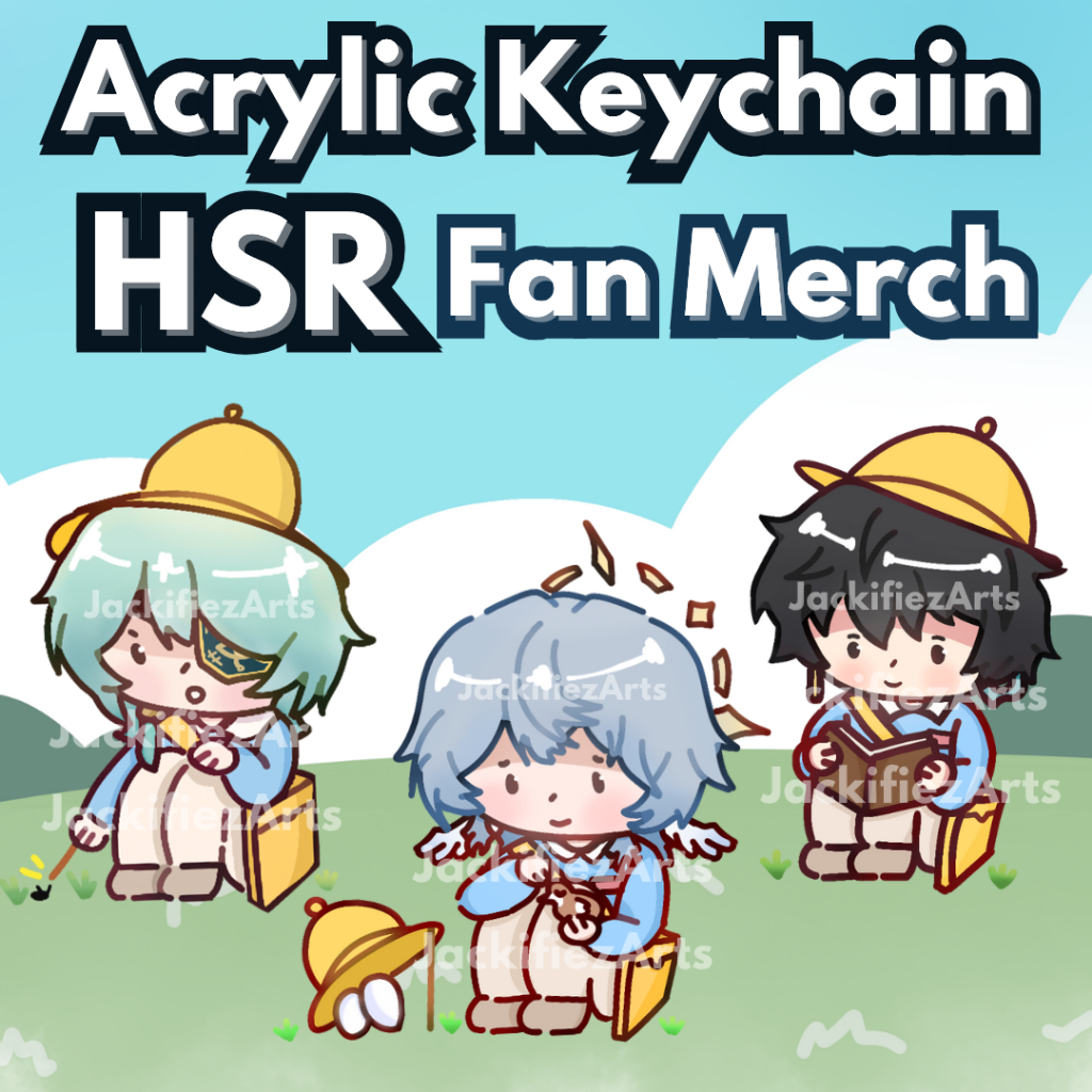 GANTUNGAN Fan Merch พวงกุญแจอะคริลิค HSR Honkai ราวดาว