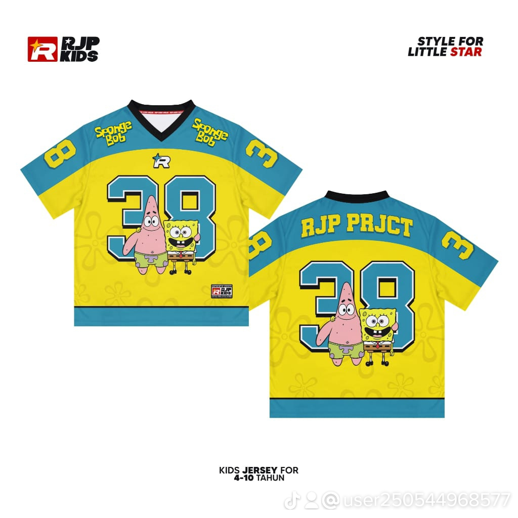 STREETWEAR JERSEY KIDS SERIAL NUMBER 38 69 SERIES LITLE KIDS JERSEY // VINTAGE PULL PRINTING OVER SI