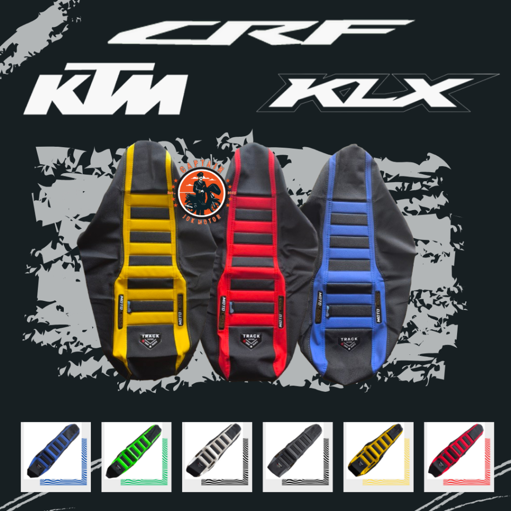 TRAIL Moto Cross Super Moto CRF KLX WR 155 YZ KTM DTRACKER GORDON VIAR ที่หุ้มเบาะอาน