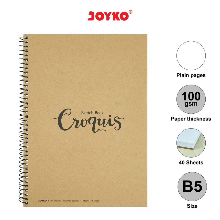 SKETCH BOOK JOYKO B5 SKBK-706-2B5