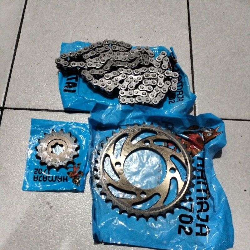 Jupiter z 2002-2009 15t-36t- 428HG -104L ชุดโซ่เหล็ก