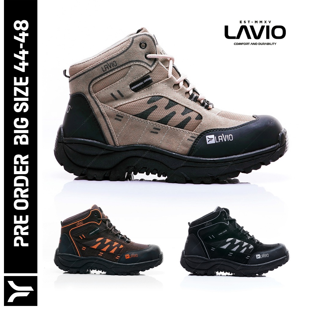 Lavio รองเท้านิรภัยผู้ชาย High Premium Axel Booster Mood Hiking Outdoor Project ขนาดใหญ่ 44-46