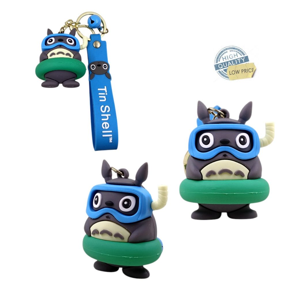 GANTUNGAN Totoro พวงกุญแจลอยน้ํา - พวงกุญแจกระเป๋ากุญแจ