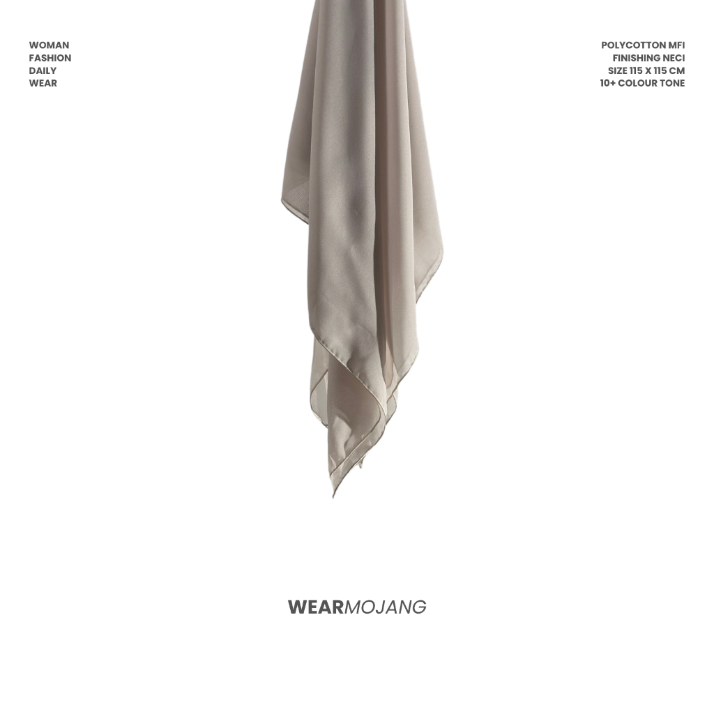 MOJANG DAILY PREMIUM POLYCOTTON SQUARE HIJAB