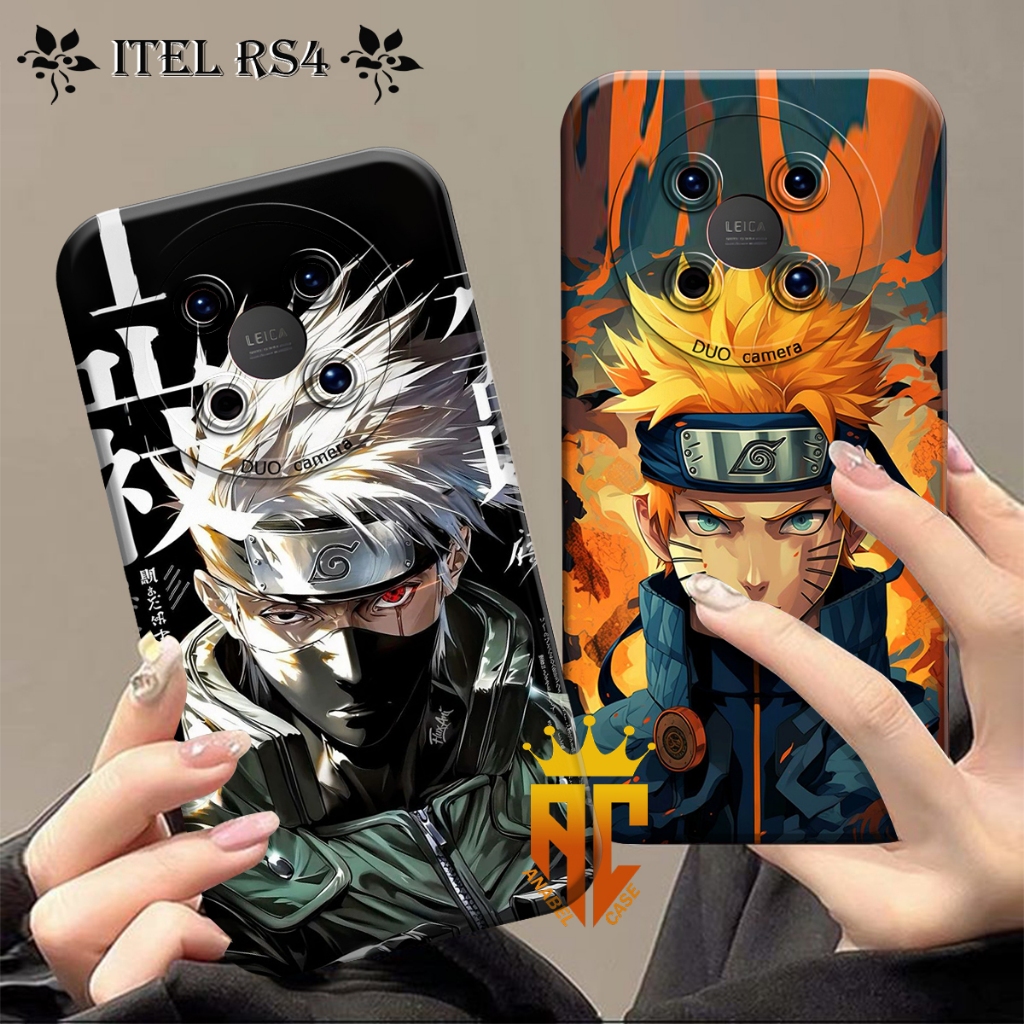 Softcase ITEL RS4 / S23 PLUS / A80 / A50 / A60 / A60S / A70 / P40 / S23 Fashion Case ล่าสุด Naruto S