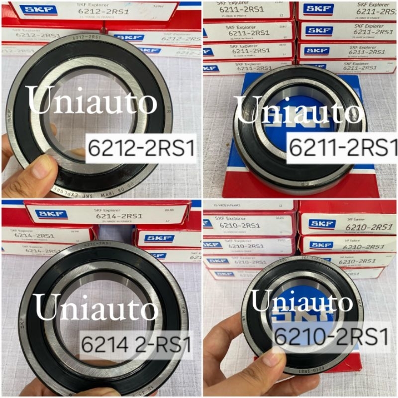 แบริ่ง 6210 2RS1 6211 2RS1 6212 6214 2RS1 Lahar laker ฝาครอบยาง SKF