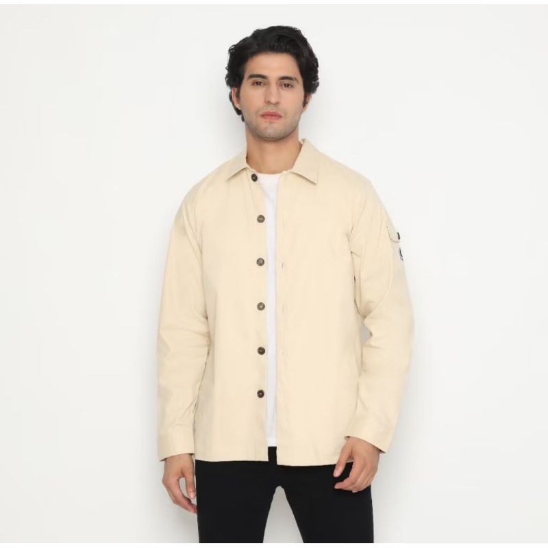 MON AKITA - Moku Mens Jacket Beige - Moku Mens Jacket Cream