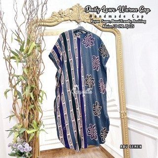 Daster Jumbo Lowo Cap Gradasi Premium Busui Resleting Depan Baju Santai Rumahan
