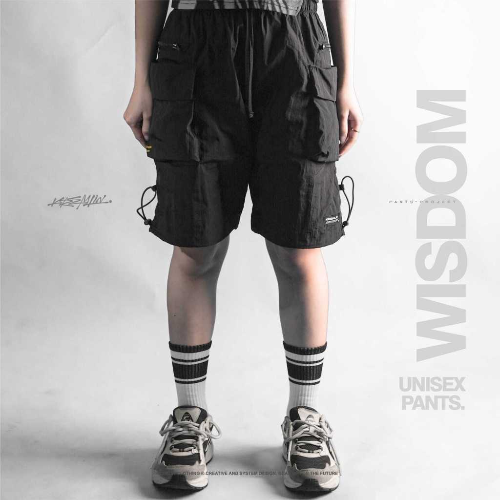 Kremlin Short Cargo Pants Nylon Cringkle Techwear Pants - WISDOM