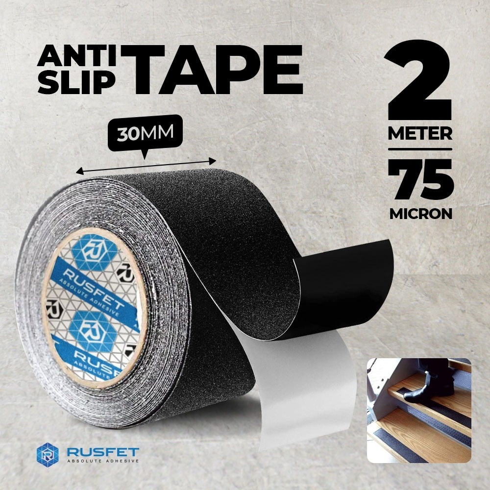 เทปกันลื่น 30mm x 2m|ฉนวนพรีเมี่ยมความปลอดภัย Rusfet