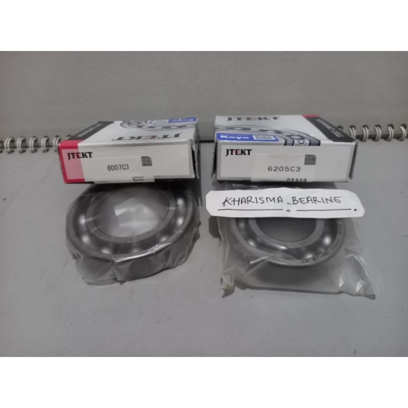 แบริ่ง 6007 C3 + 6205 C3 Koyo ชุดเพลาข้อเหวี่ยง Beat Smash Shogun Fullset Original Japan