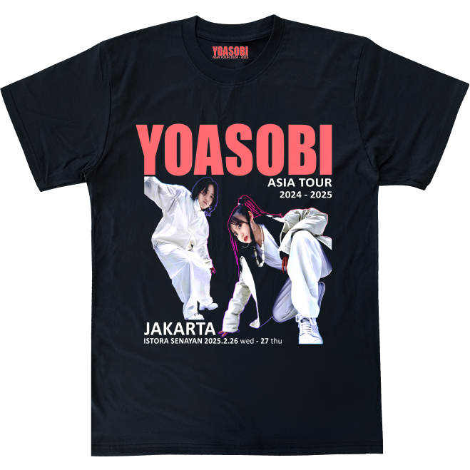 Yoasobi Music T-shirt Distro T-shirt Yoasobi Band