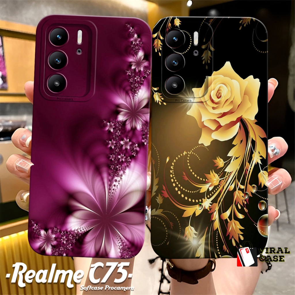 HP ล่าสุด REALME C75 4G 2024 / REALME C75X 4G 2024 / REALME C65 4G 2024 Case - เคสแฟชั่นนามธรรม - เค