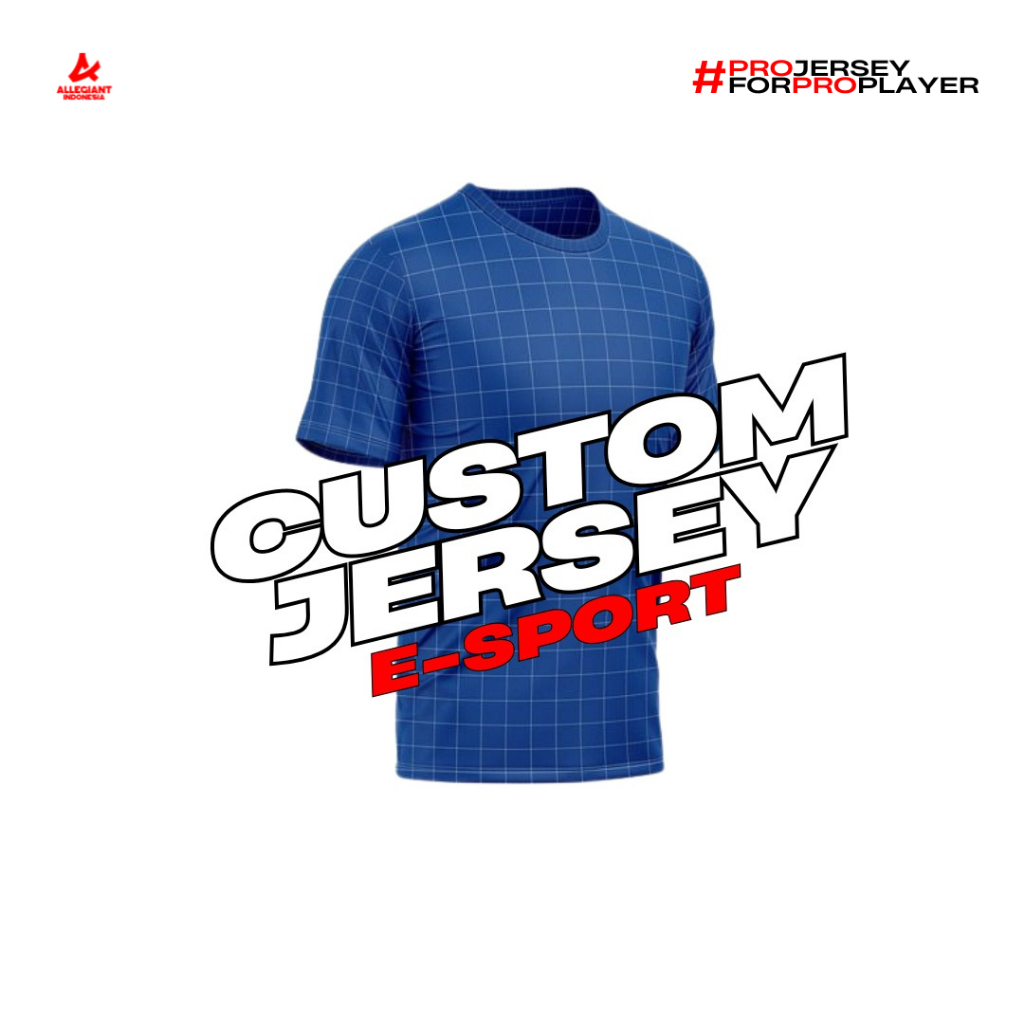 FULL CUSTOM ESPORT JERSEY/SINGLE GAMING JERSEY