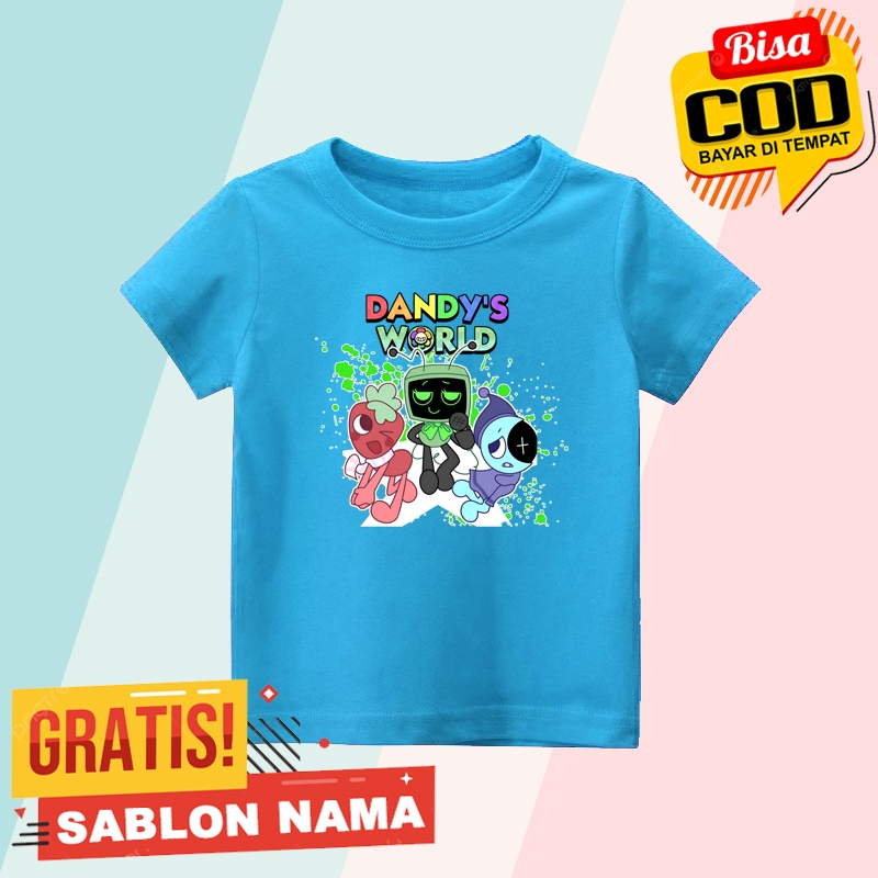 Dandys World Kids T-Shirt / Boys & Girls T-Shirt Custom Name Dandys World
