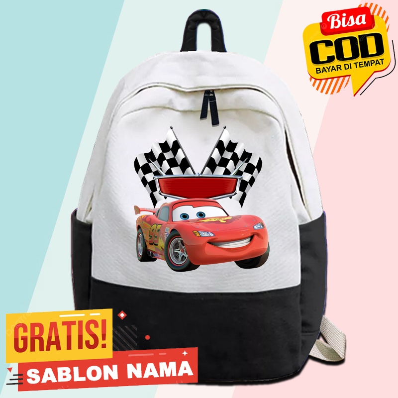 Lightning Mcqueen Cars School Backpack / Backpack