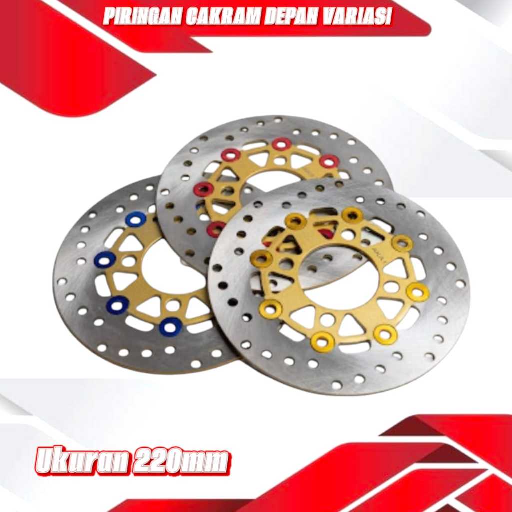 220 มม.FLORING DISC JUP MX VEGA R MX ใหม่ 135 MIO BEAT VARIO SCOOPY