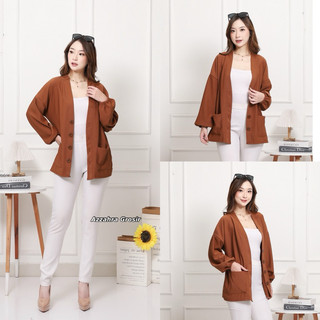 AM - HANNA Cardigan LD110-120 Outer Wanita Korean Style Oversize Knit Premium