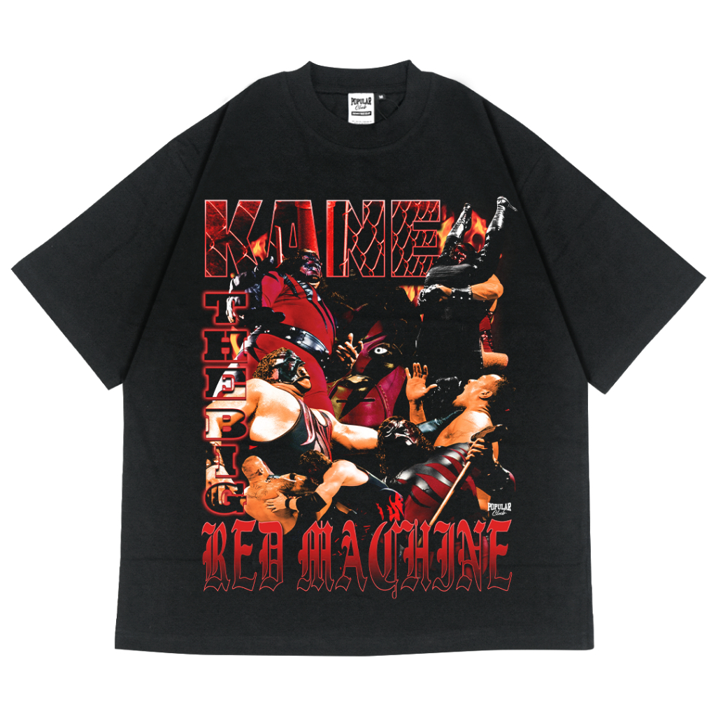 Kane Oversize HEAVYWEIGHT 16s เสื้อยืดสีดํายอดนิยม