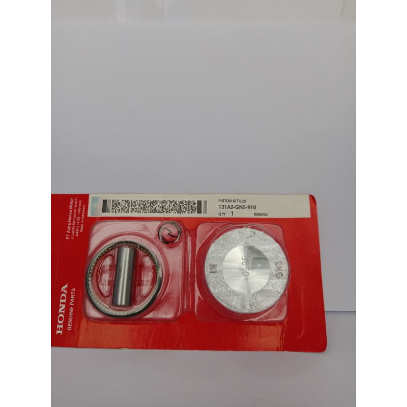 ชุดลูกสูบ 0.25 Honda Grand Supra X Lama Size Os 0.25 (131A2-GN5-9122)