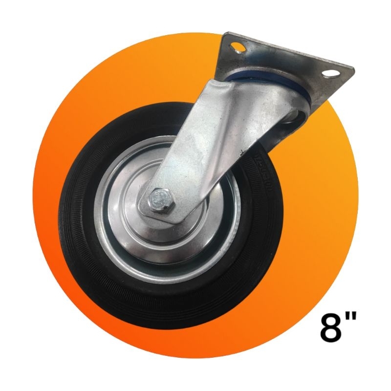 8" OFF TROLLEY WHEELS / 8 INCH TROLLEY WHEELS / OFF OFF TROLLEY WHEELS (ราคา 1 ชิ้น)