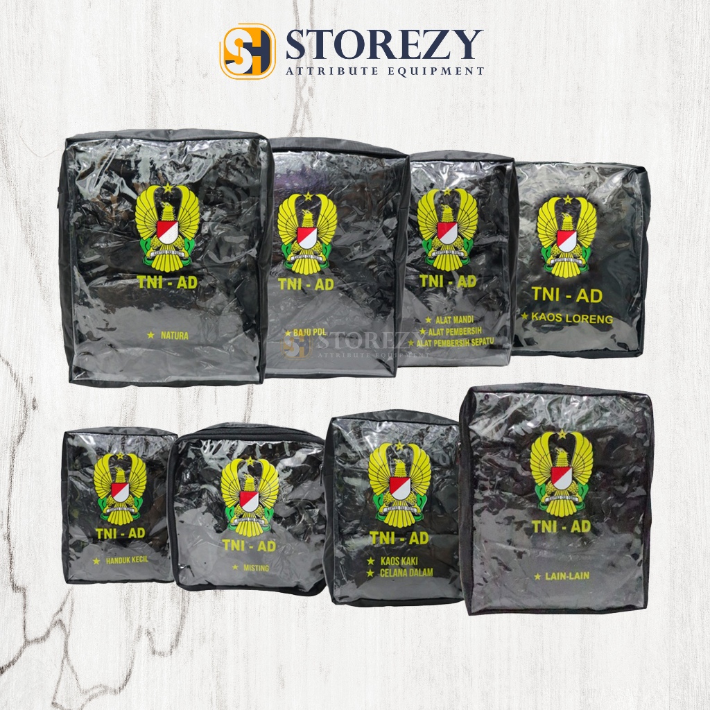 TNI AD LOGO PROTAP BAG / TNI AD PROTAP BAG 1 ชุด 8 ชิ้น
