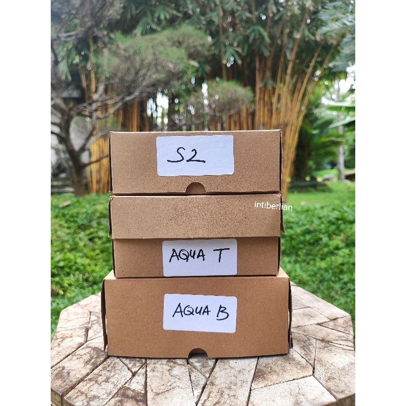 (1 แพ็ค มี 100 ชิ้น) กล่องใส่ขนม Aqua B / Aqua T / S2