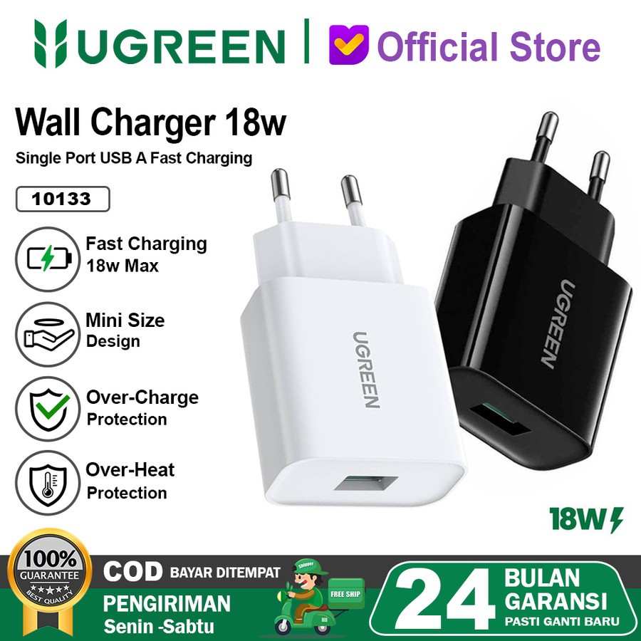 UGREEN หัวชาร์จ iPhone Fast Charging 18w 20w 30w