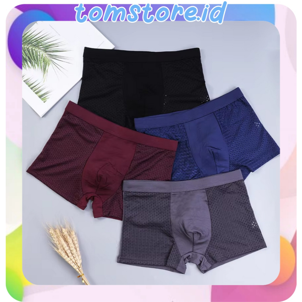TOMSTORE Ice Silk Cool Men Underware B104