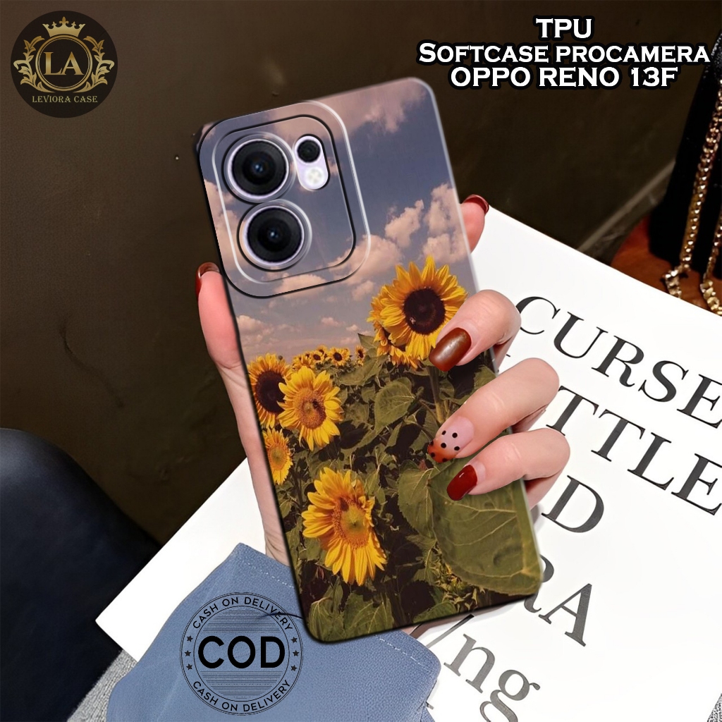 เคส HP ล่าสุด Oppo Reno 13F 2025 - เคส Leviora - เคสดอกไม้แฟชั่น - Oppo Reno 13F 2025 Softcase - เคส