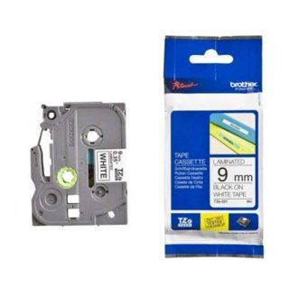 Brother TZE-221 เทปฉลากขาวดํา UK 9MM TZE 211