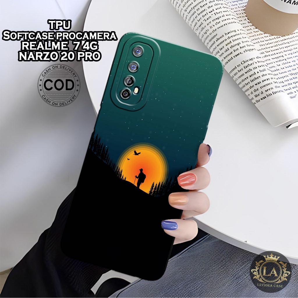 เคส Realme 7 4G / Narzo 20 Pro - เคส Leviora - เคส Moon Fashion - เคส Realme 7 4G / Narzo 20 Pro Sof