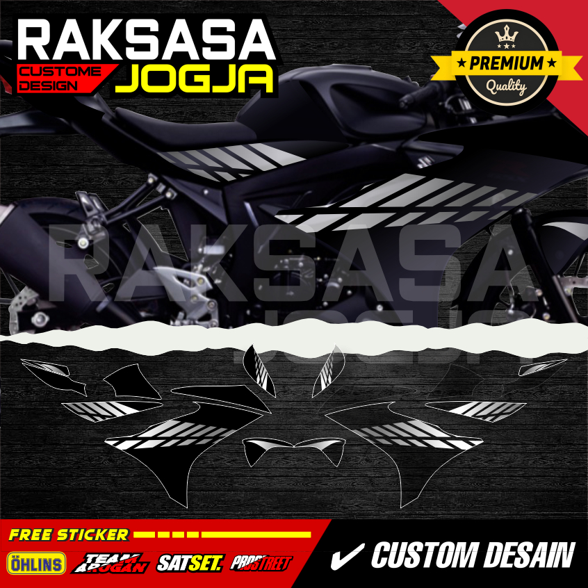 SUZUKI GSX 150R STRIPENT DOFF GLOSSY VINYL ALREADY CUT, JUST STICK IT ON PREMIUM QUALITY - สีที่กําห