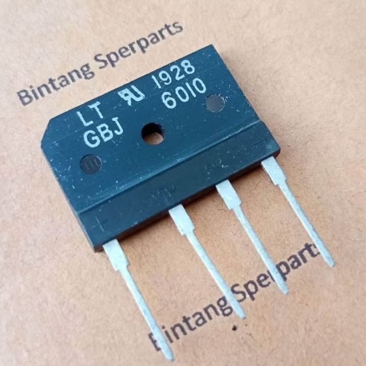 COMB DIODE 6010 COMB DIODE 60A 1000V BRIDGE DIODE 6010 DIODA GBJ 6010