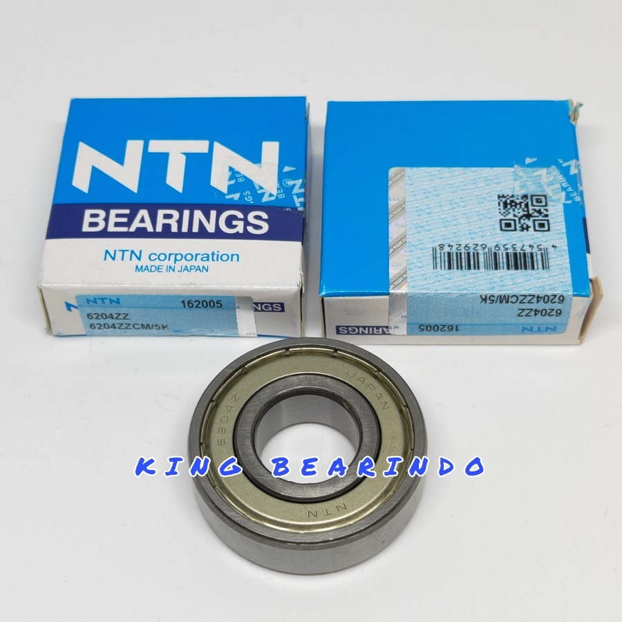 BEARING 6204 ZZ NTN 6204ZZ IRON CAP