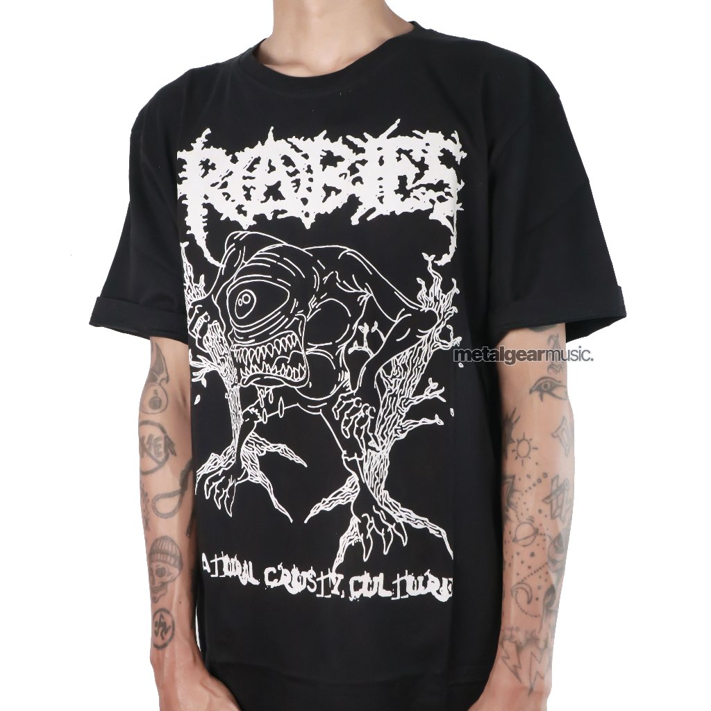 Metalgear Music Original Rabies - เสื้อยืดธรรมชาติ