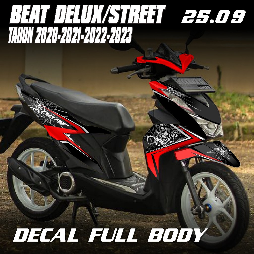 ใหม่ล่าสุด DECAL STICKER BEAT DELUX/STREET 2020 2021 2022 2023 BEAT DELUX/STREET FULL BODY BEAT DELU