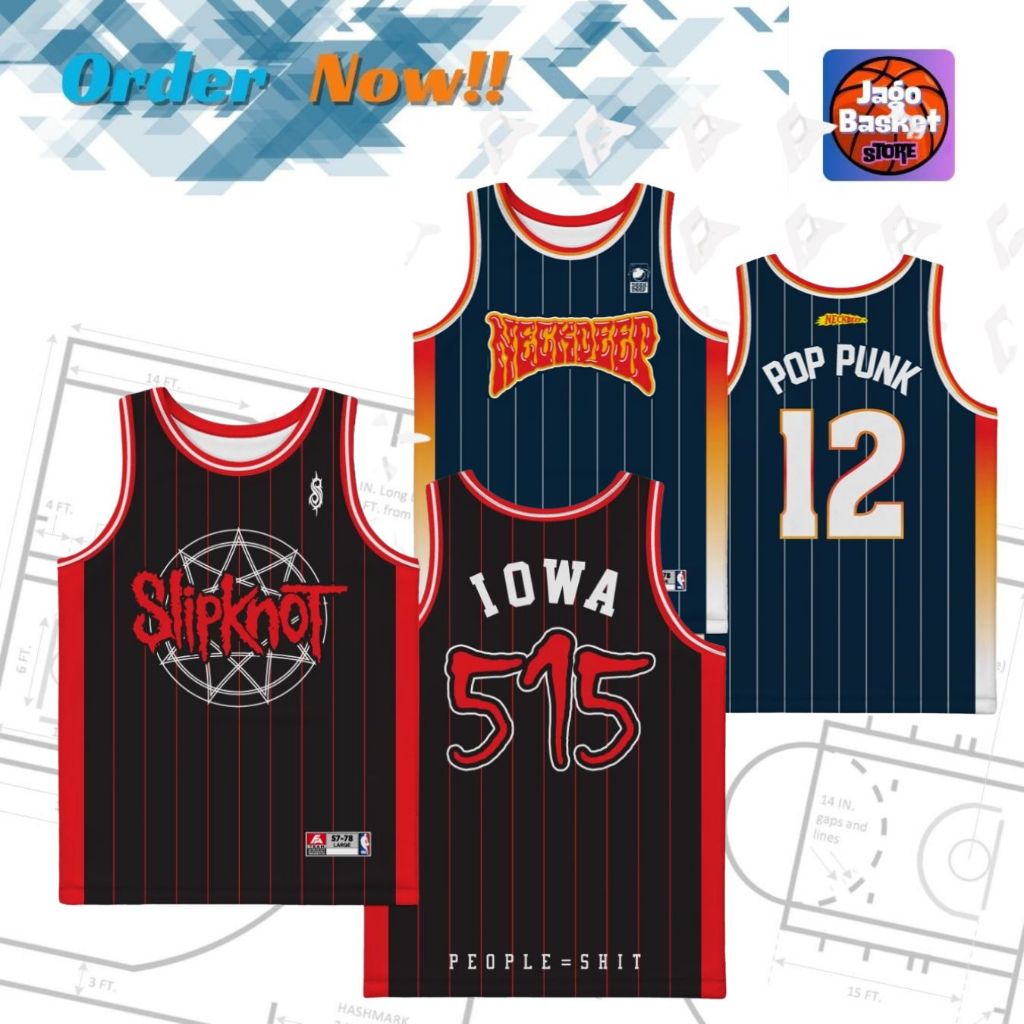 เสื้อบาสเก็ตบอล Slipknot – Neckdeep – โปรปัง