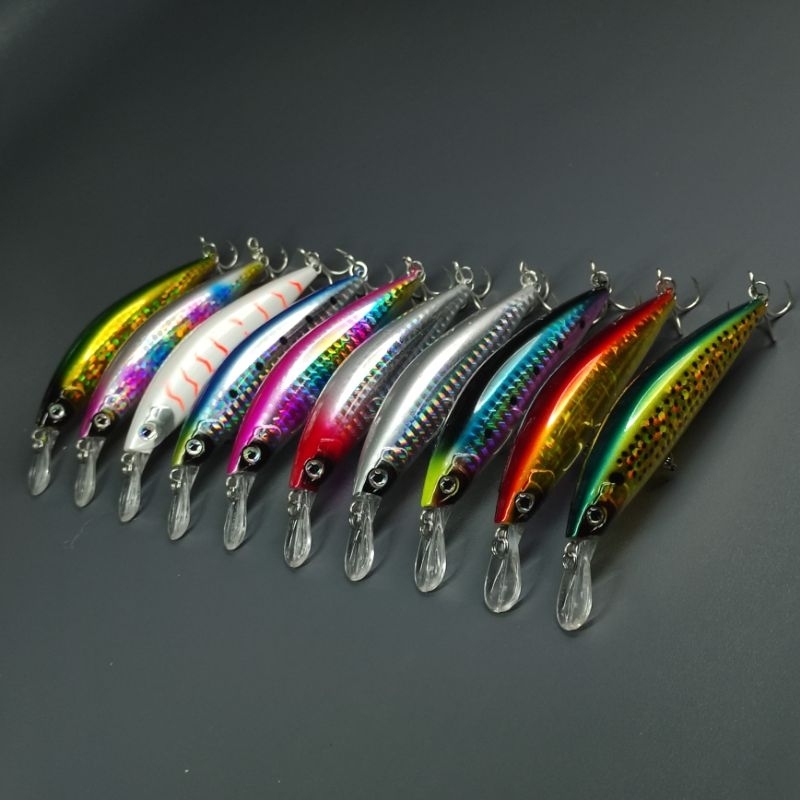 LuringBait - Lure Minnow จมเร็ว 90mm 30gram & 110mm 38 Gram
