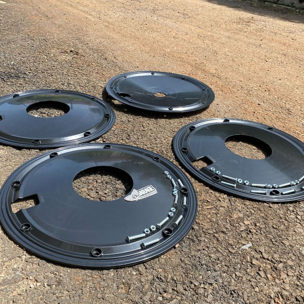 ดุมล้อ astrea grand ABS BLACK ใหม่ชุดล้อหน้าและหลัง BAUD UNIVERSAL Wildop แหวน 17 ล้อ hubcap Doop เชื่อมขอบฝาครอบ ขอบนุ่ม 1 ชุดด้านหน้าด้านหลัง Underbone รถจักรยานยนต์ all SERIES 17 ขอบใต้กระดูกรถจักรยานยนต์ 17 - รูปที่ 2