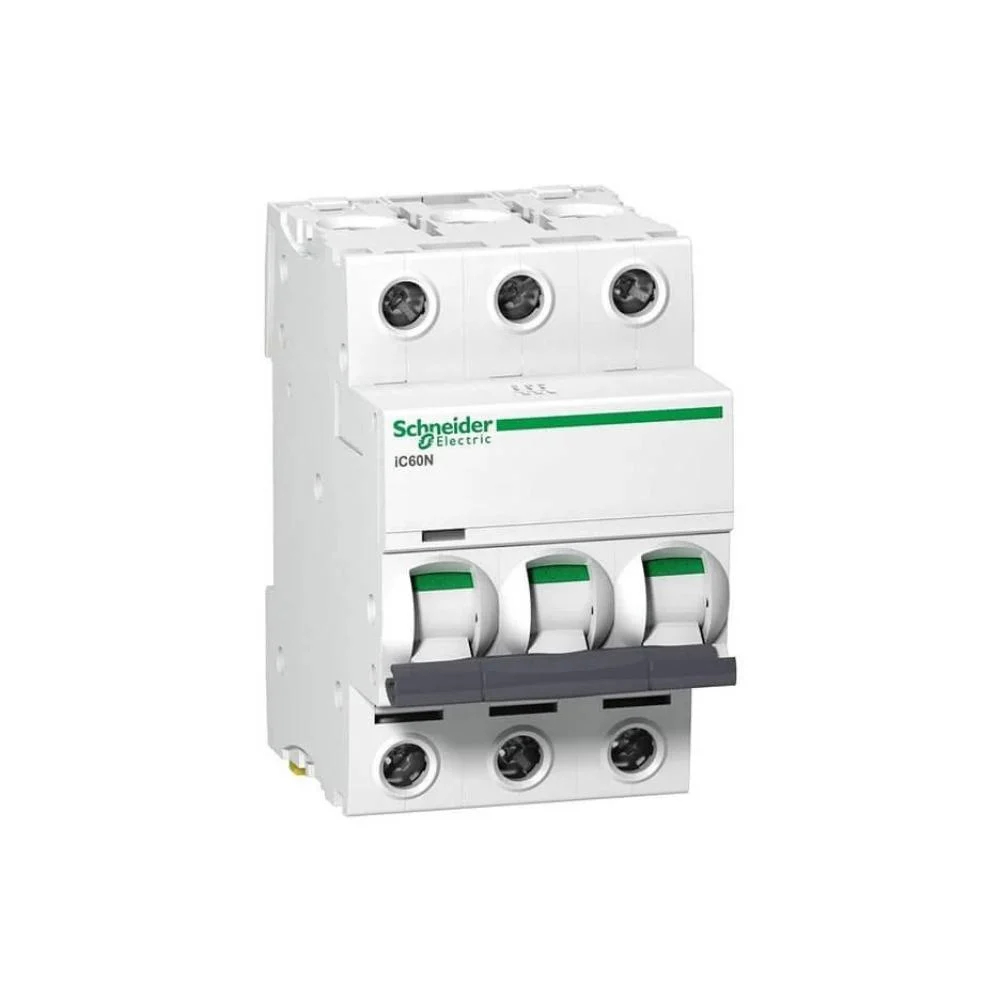 SCHNEIDER MCB 3P 10A IC60N ACTI9 A9F74310 / MINIATURE CIRCUIT BREAKER 3 PHASE 10 CAMPERE C60N ACTI 9